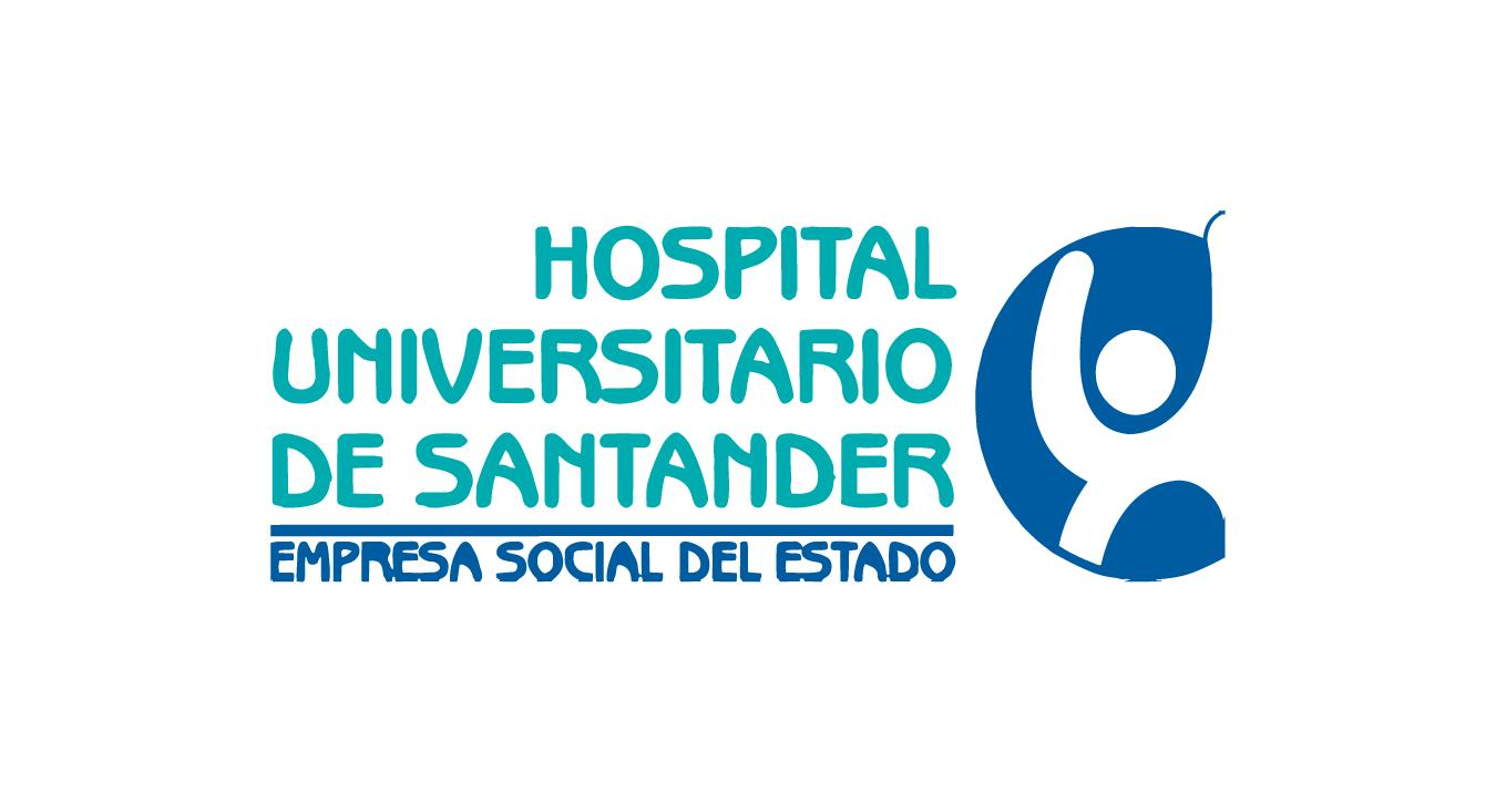 Logotipo del Hospital Universitario de Santander (HUS), una institución pública ubicada en Bucaramanga, Colombia
