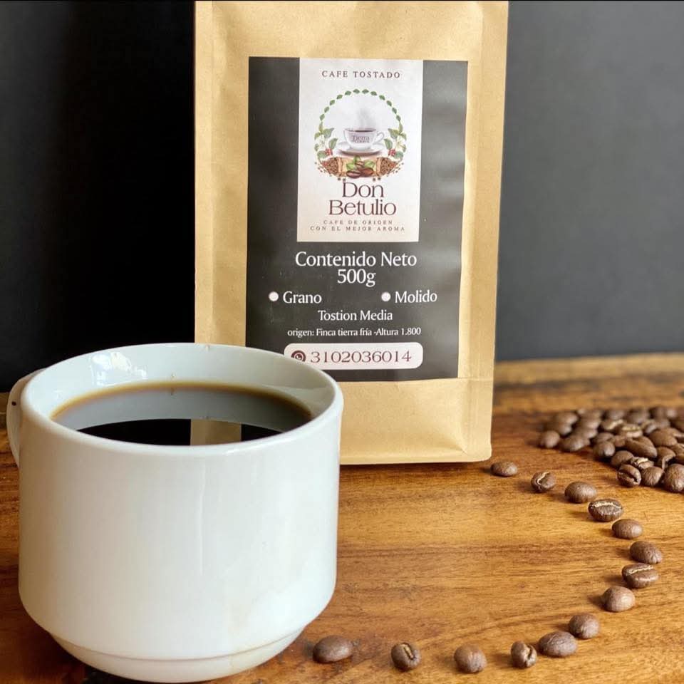 Café Tostado Don Betulio (Grano, Libra)
